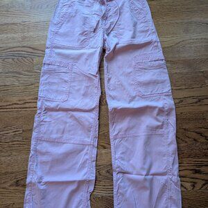 AE washed lilac purple baggy cargo pants (00)